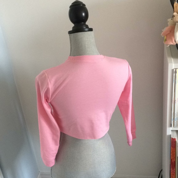 ๐ Pink cow heart crop top - Picture 4 of 4